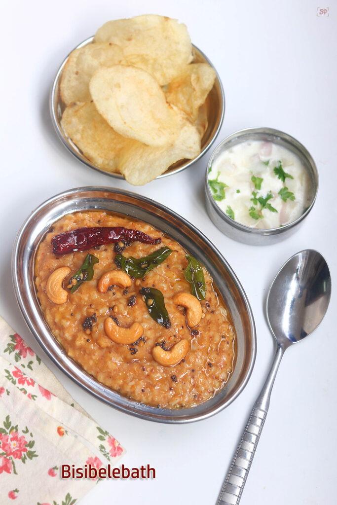 Bisi Bele Bath Recipe Bisibelebath Sharmis Passions