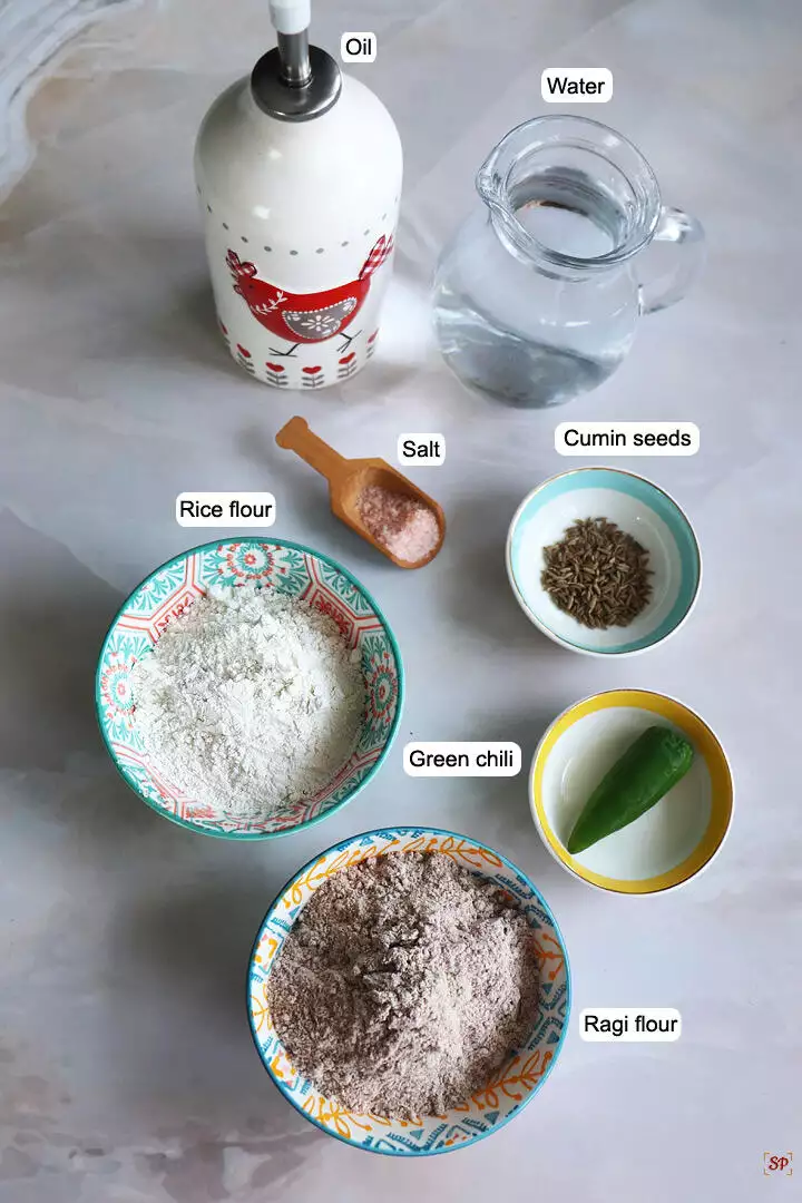 instant ragi dosa ingredients