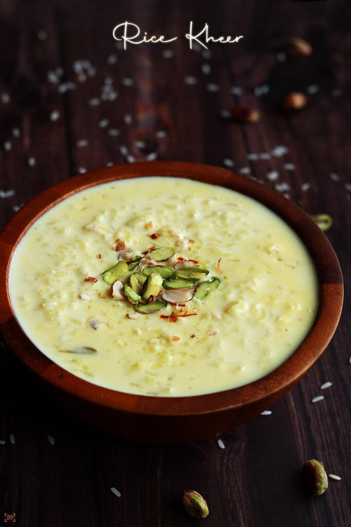 Kheer Recipe Rice Kheer Recipe Sharmis Passions