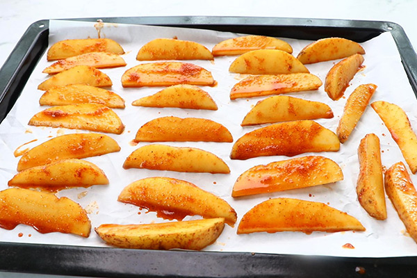 rrange in baking tray