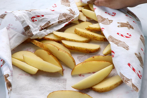 wipe off excess moisture