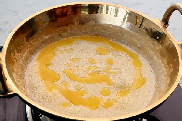 add ghee little by little