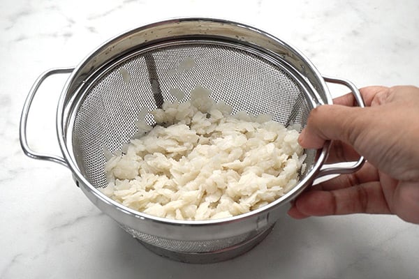 rinse poha