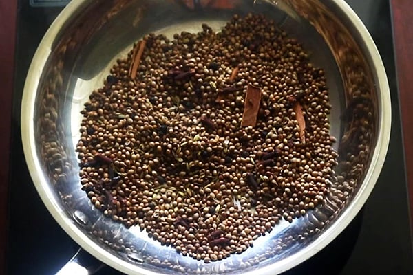 add ingredients and roast