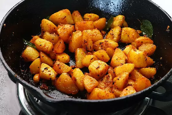 potatoes roasted until crisp