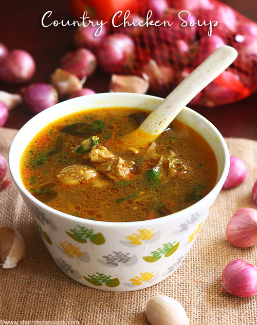 Nattu kozhi soup recipe, Country chicken soup recipe