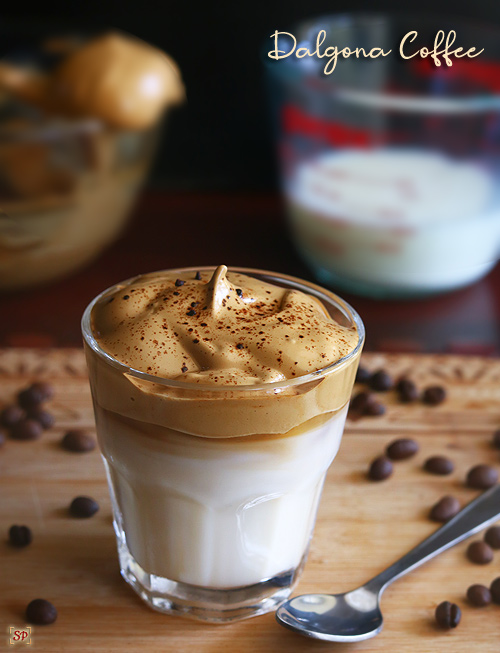 Dalgona Coffee Recipe - Sharmis Passions