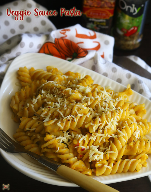 veggie sauce pasta recipe