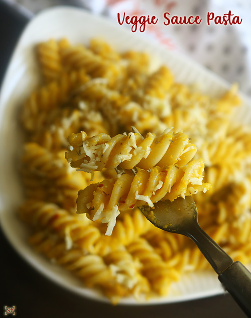 veggie sauce pasta recipe