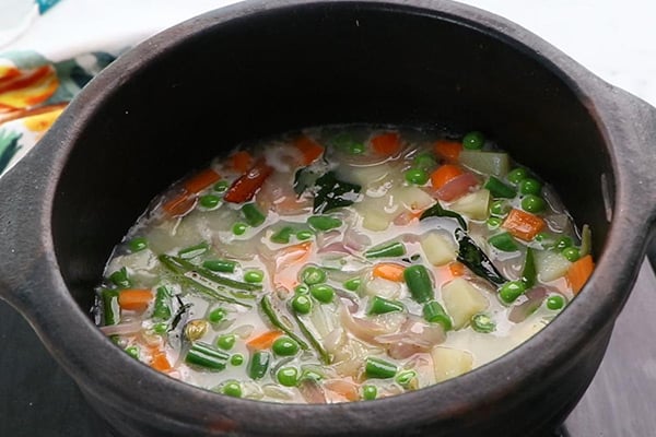 add thin coconut milk