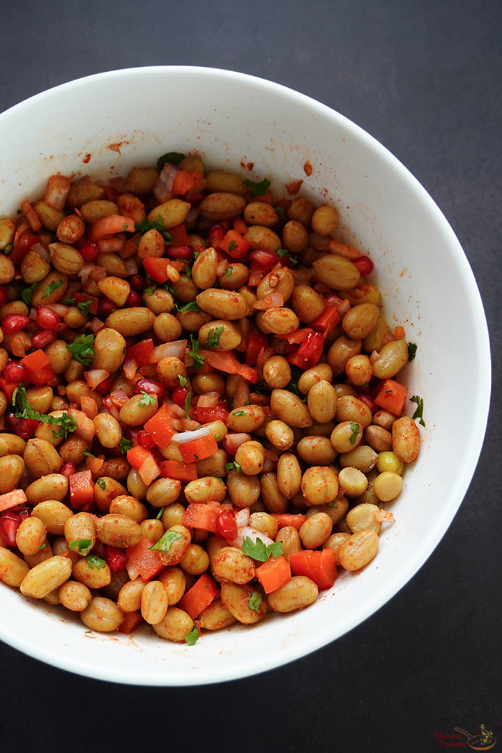peanut chaat just made