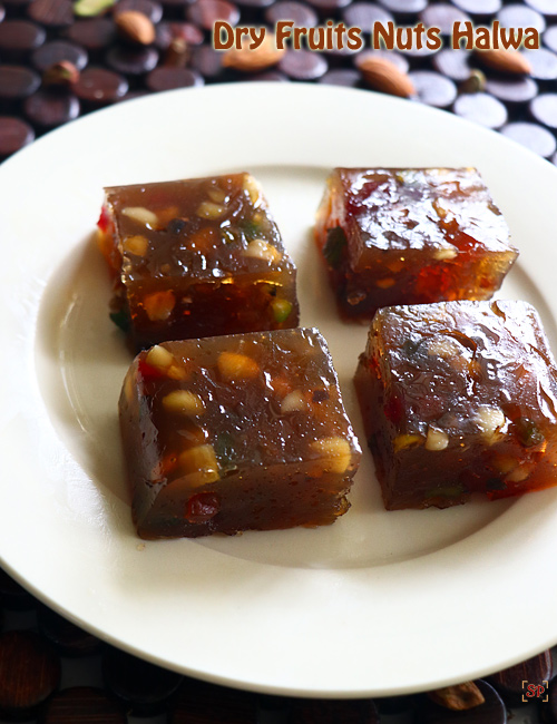 Dry fruits and nuts halwa recipe