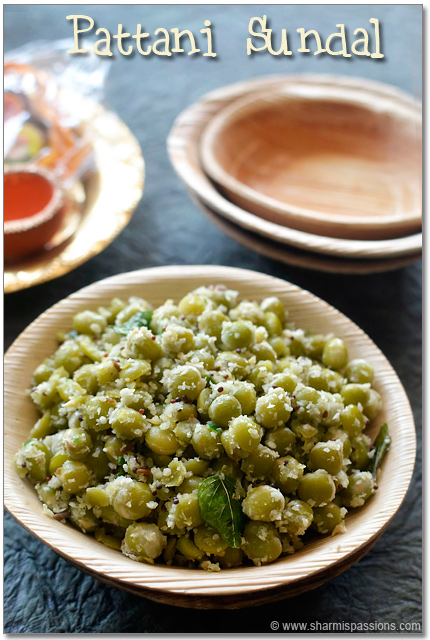 Green Peas Sundal Recipe