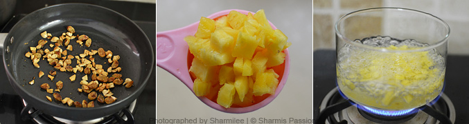 How to make pineapple kesari - Step1