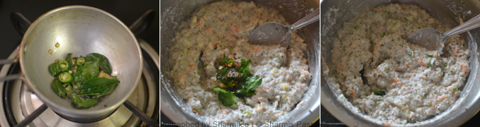 How to make kambu curd rice - Step4