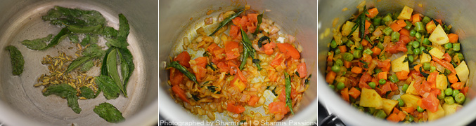 How to make vegetable salna - Step3