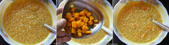 How to make mango sago - Step5