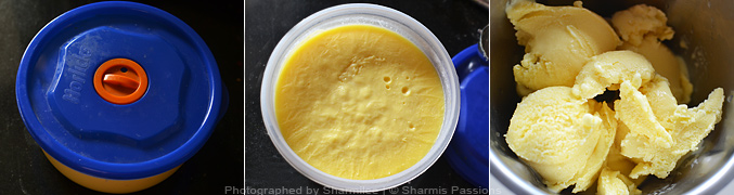 How to make custard powder icecream - Step4