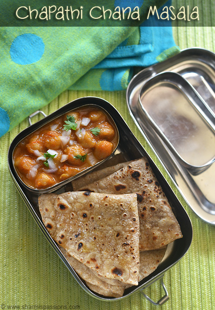 chapathi chana masala