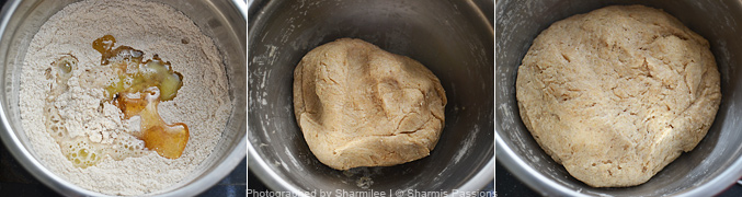 How to make honey oats bread subway sandwich - Step2