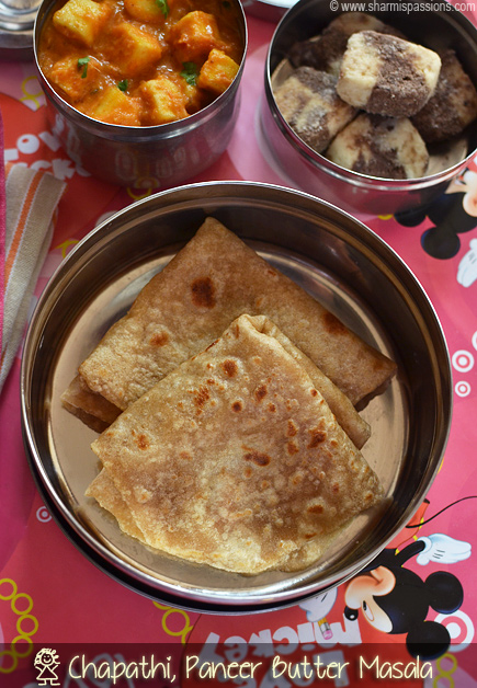 Chapathi Paneer Butter Masala