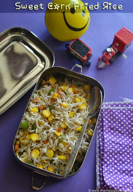 sweet corn vegetable fried rice