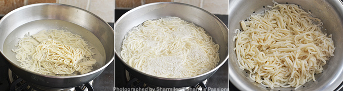 How to make schezwan noodles - Step1