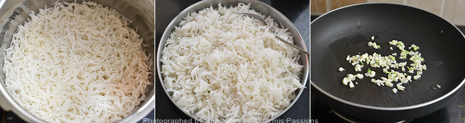 How to make schezwan fried rice - Step1