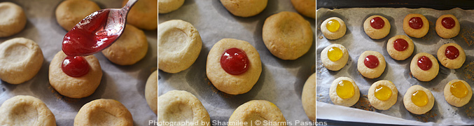 How to make thumbprint cookies - Step7