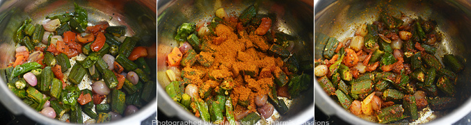 How to make vendakkai sambar - Step4