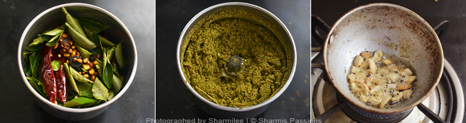How to make curry leaves rice - Step3