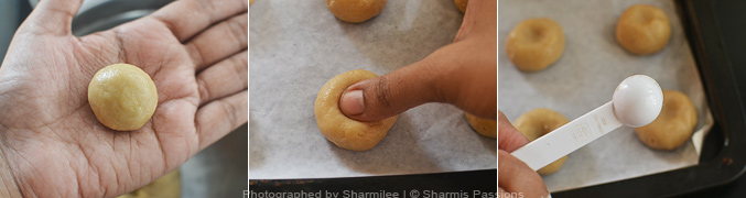 How to make thumbprint cookies - Step4