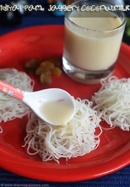 Idiyappam, Coconut Milk