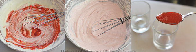 How to make Eggless Strawberry Mousse Recipe - Step3