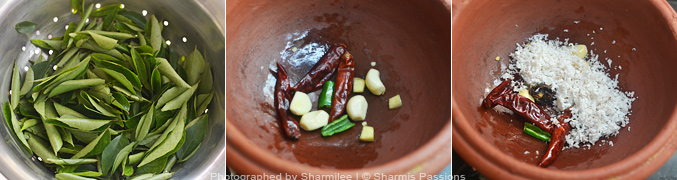 How to make Curry Leaves Kuzhambu - Step1