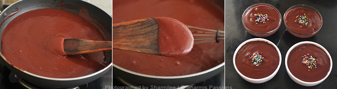How to make Red Velvet Chocolate Pudding Recipe - Step5