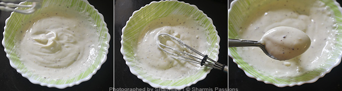 How to make Eggless Mayonnaise Recipe - Step3