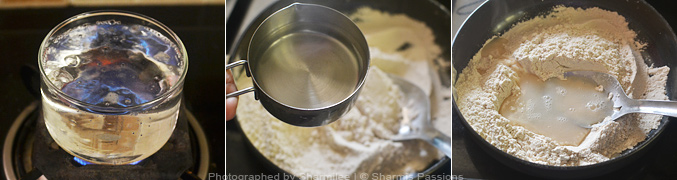 How to make Wheat idiyappam - Step2