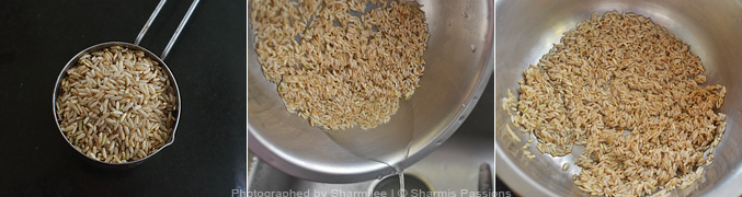 How to make Wheat idiyappam - Step1