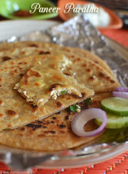 Paneer Paratha Recipe