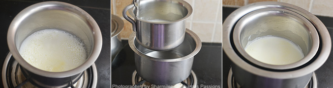 How to make south indian filter coffee - Step4