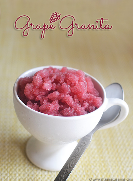 Grape Granita Recipe