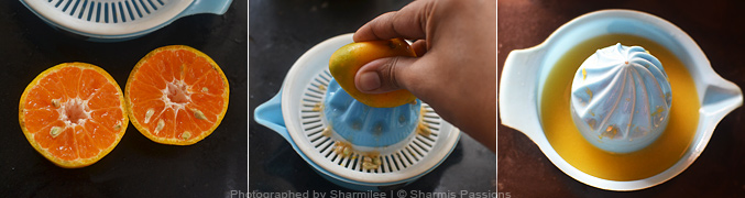 How to make orange smoothie - Step1