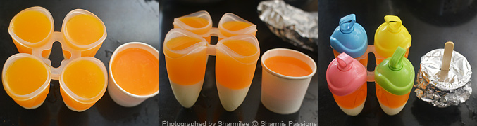 How to make Orange Yogurt Popsicle Recipe - Step4