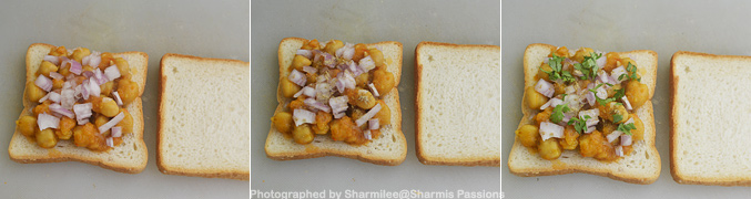Grilled Chana Masala Sandwich Recipe - Step2