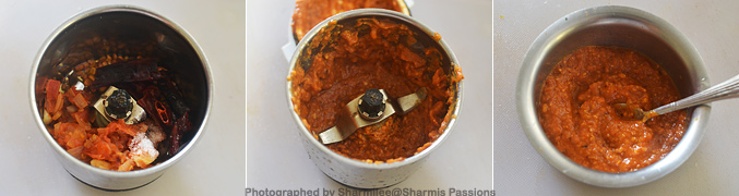 How to make Saravana Bhavan Style Kara Chutney - Step3 How to make Saravana Bhavan Style Kara Chutney - Step3