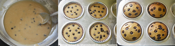 How to make Eggless Whole Wheat Vanilla Muffins Recipe - Step6