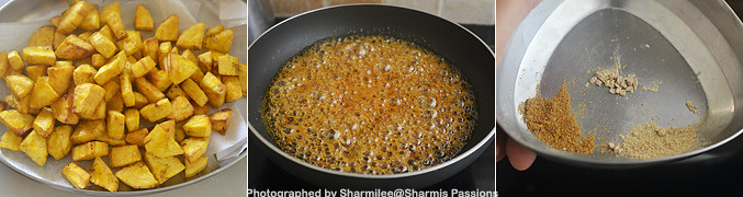 How to make Sharkara Upperi - Step2