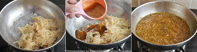 How to make Sago Vermicelli Kheer - Step3