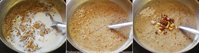 How to make Sago Vermicelli Kheer - Step5